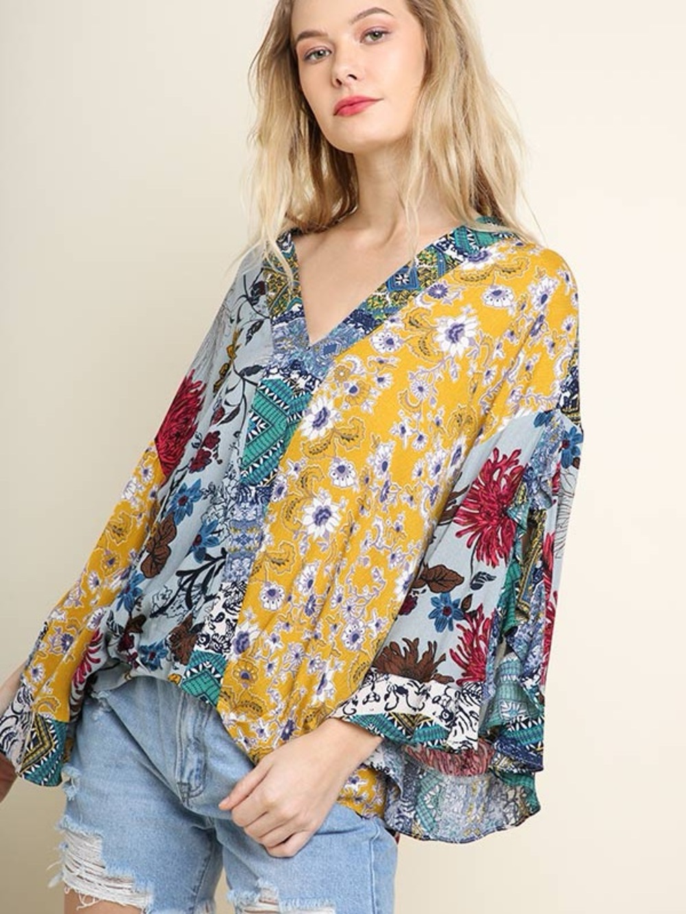NWT Umgee Floral Top - Picture 9 of 9